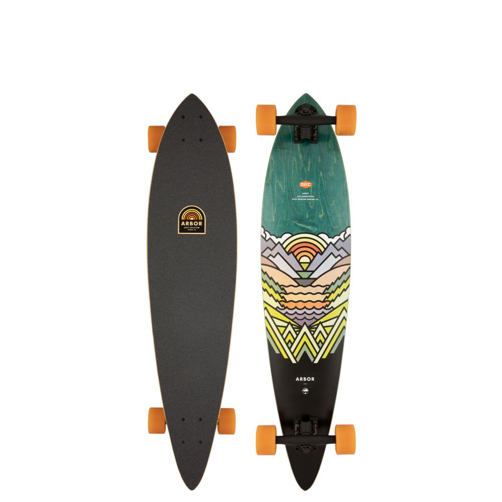 Arbor Performance Complete Longboard - Artist Fish