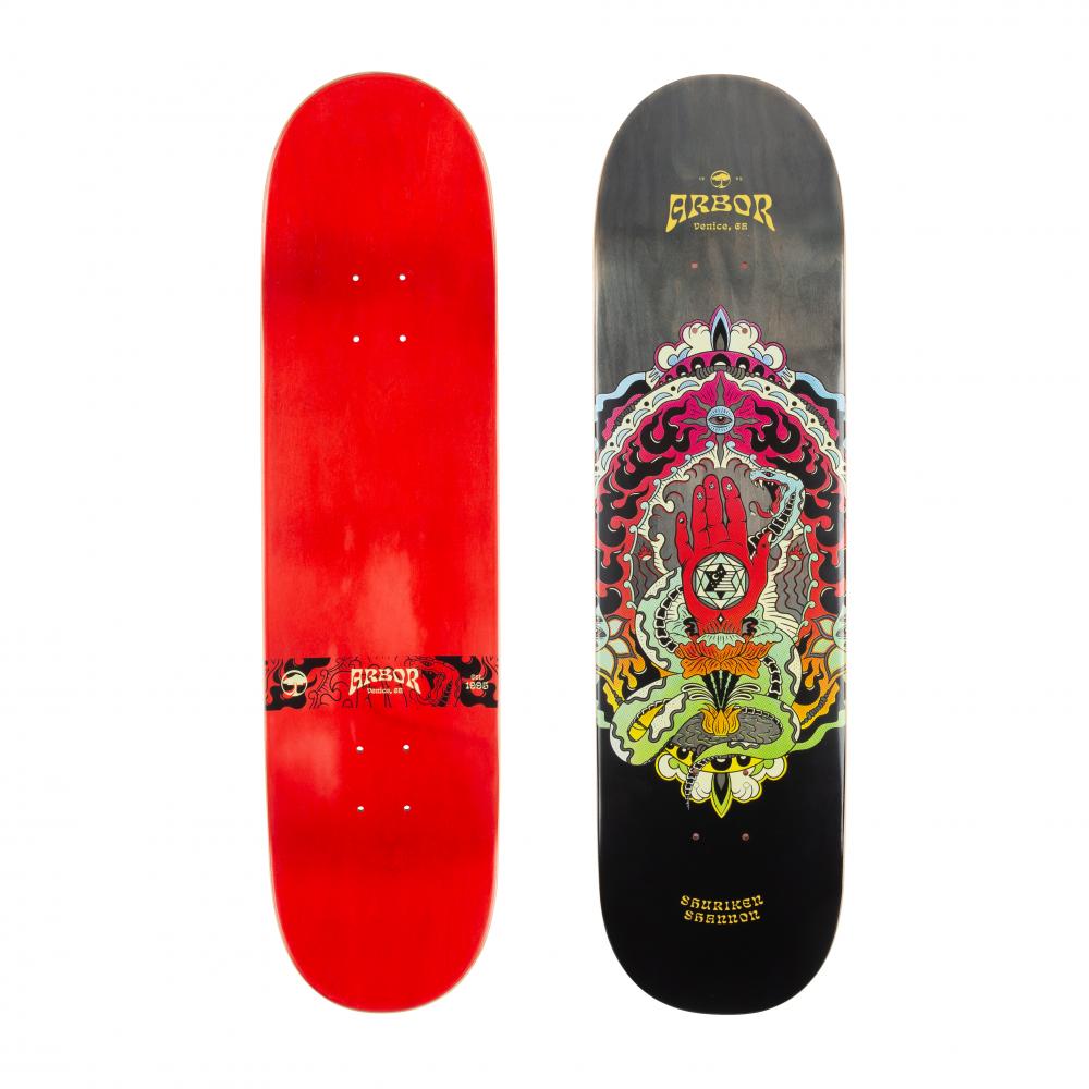 Arbor Shuriken Cosmic Pro Deck - Multi - 8.25"