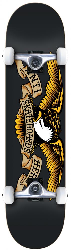 Anti Hero Classic Eagle Complete Skateboard 8.25" - Black