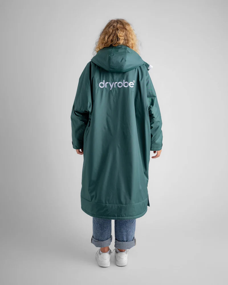 Dryrobe Advance - Long Sleeve - Dark Green/Nimbus Cloud