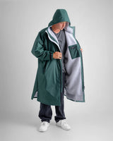 Dryrobe Advance - Long Sleeve - Dark Green/Nimbus Cloud
