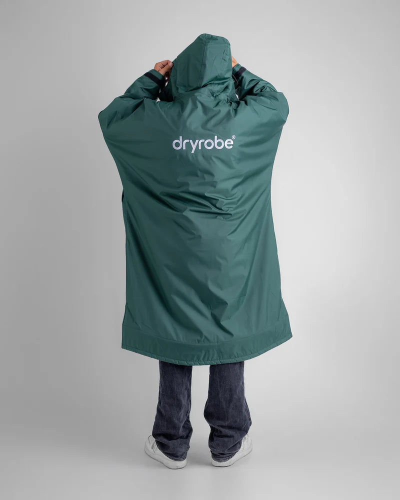 Dryrobe Advance - Long Sleeve - Dark Green/Nimbus Cloud