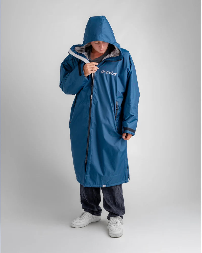 Dryrobe Advance - Long Sleeve - Deep Sea Blue/Sand Camo