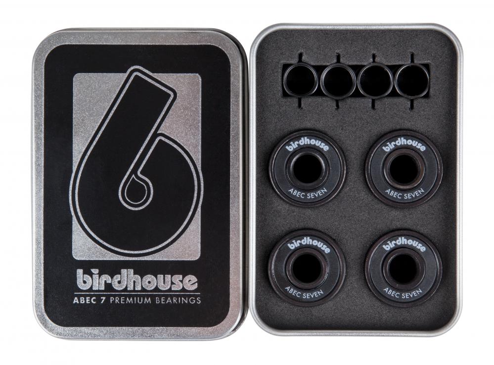 Birdhouse Bearing Abec 7 (Pack 8) Black