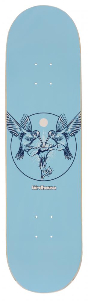Birdhouse Logo Deck Hummingbird Logo Blue 8.25 IN