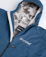 Dryrobe Advance - Long Sleeve - Deep Sea Blue/Sand Camo