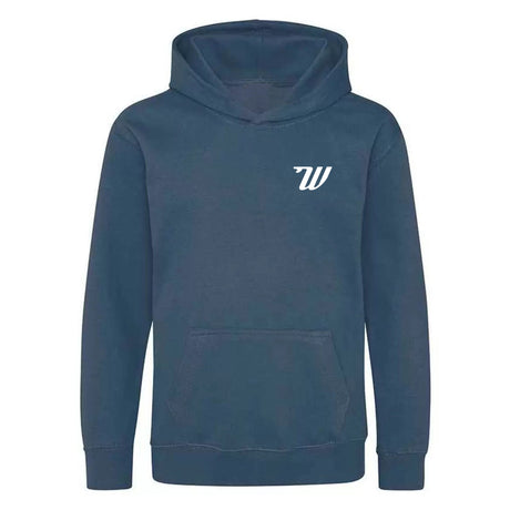 Woodies Kids Hoody - Causeway Logo - Airforce Blue