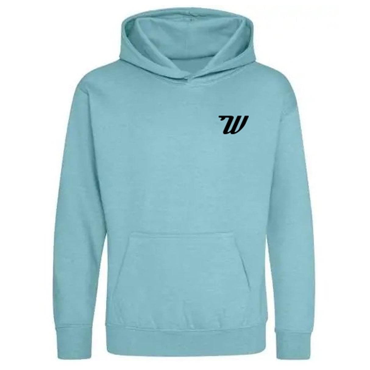 Woodies Kids Hoody - Causeway Logo - Seafoam
