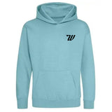 Woodies Kids Hoody - Causeway Logo - Seafoam