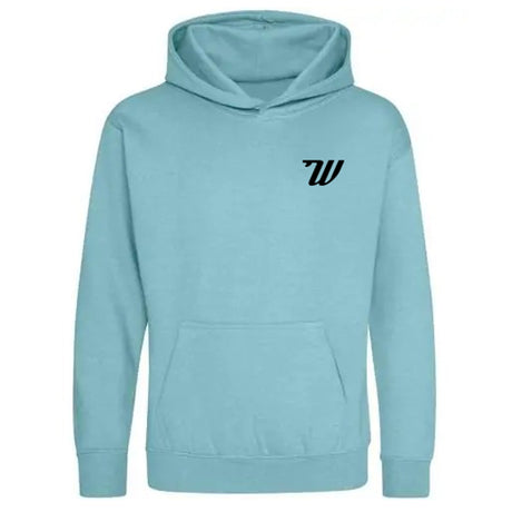 Woodies Kids Hoody - Causeway Logo - Seafoam