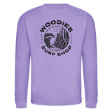 Woodies Causeway Logo Crew - Lavender