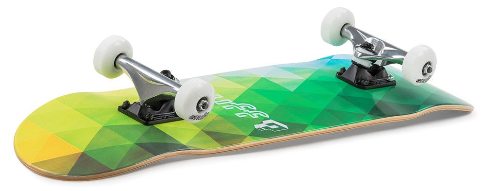 Enuff Geometric Complete Skateboard 8" - Green