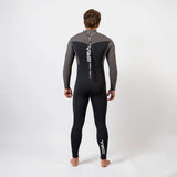 Gul Mens Yulex 5/4 FX Chest Zip - Black/Grey