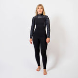Gul Ladies Flexor 5/4 mm Yulex Winter Wetsuit - Black/Splatter Palm