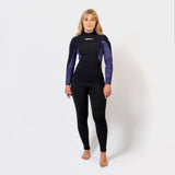 Gul Ladies Flexor 5/4 mm Yulex Winter Wetsuit - Black/Tie Bird