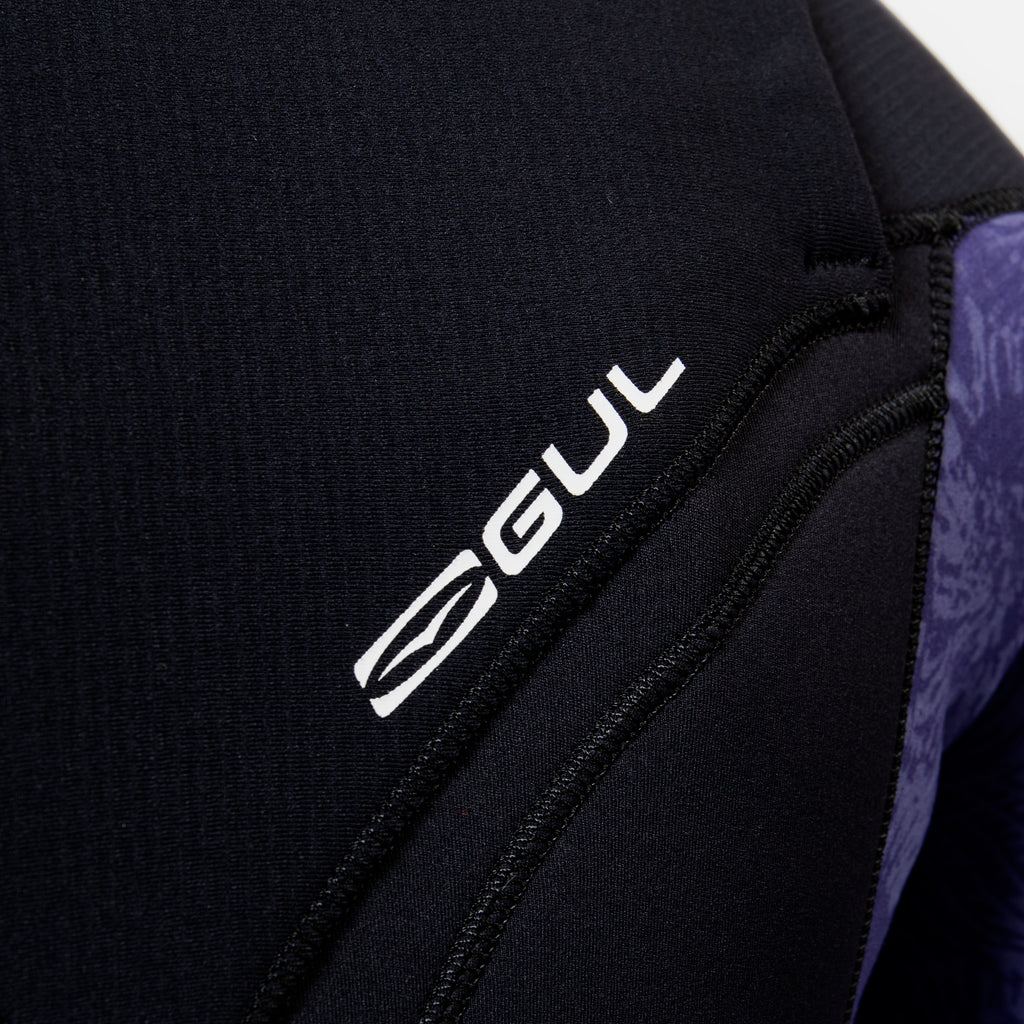 Gul Ladies Flexor 5/4 mm Yulex Winter Wetsuit - Black/Tie Bird