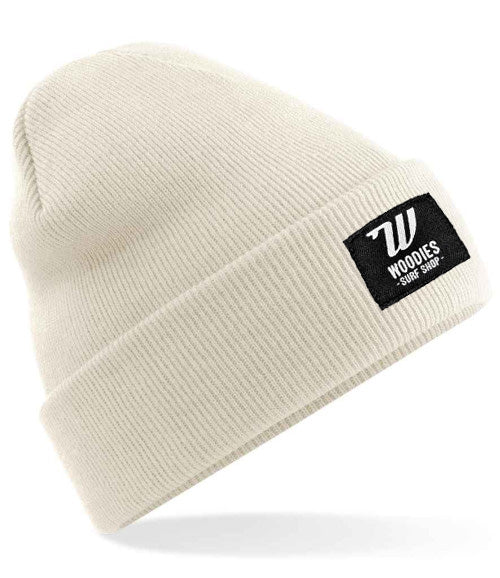 Woodies Folded Beanie - Almond