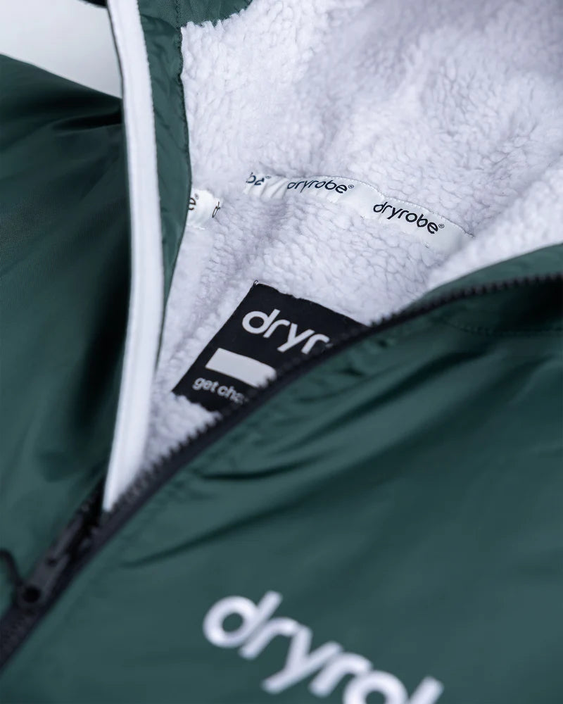 Dryrobe Advance - Long Sleeve - Dark Green/Nimbus Cloud