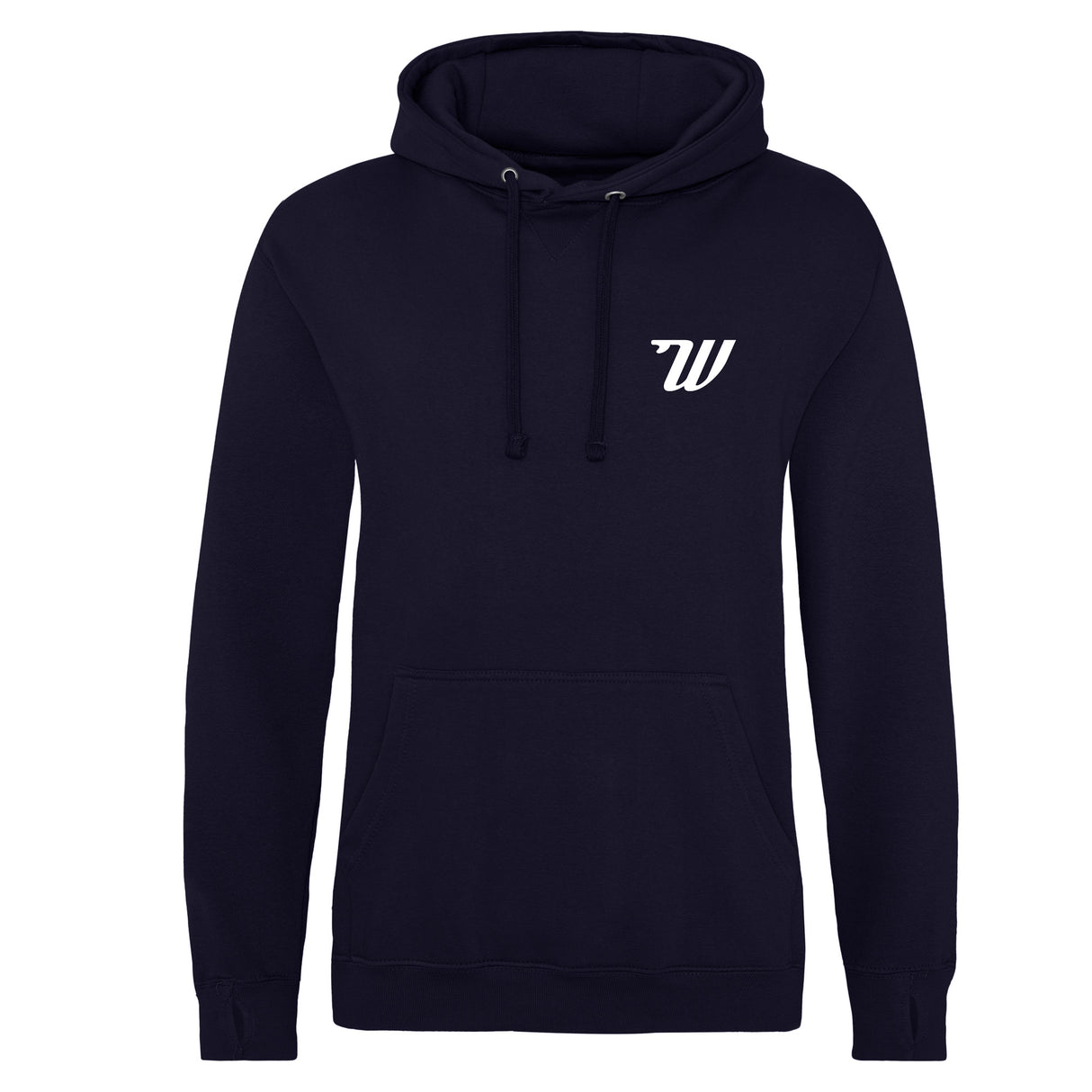 Woodies Hoody - French Navy - Retro Logo