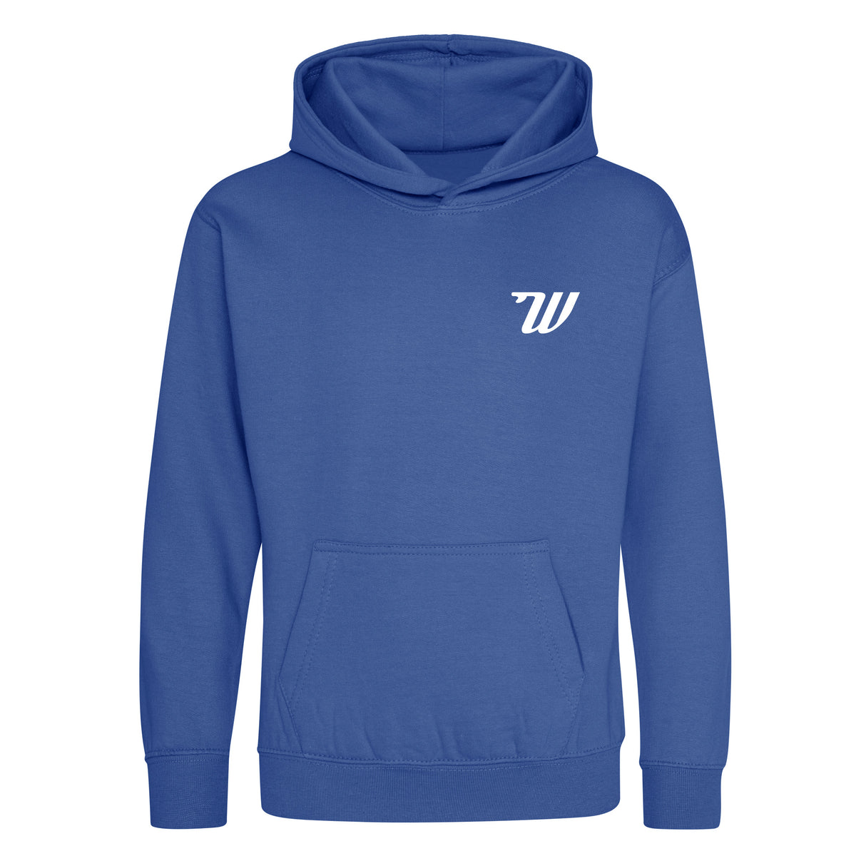 Woodies Kids Hoody - Script Logo - Royal Blue