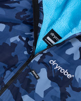 Dryrobe Advance - Long Sleeve - Blue Camo/Blue