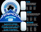 White Ricta Wheels Framework Sparx 99A -  51mm