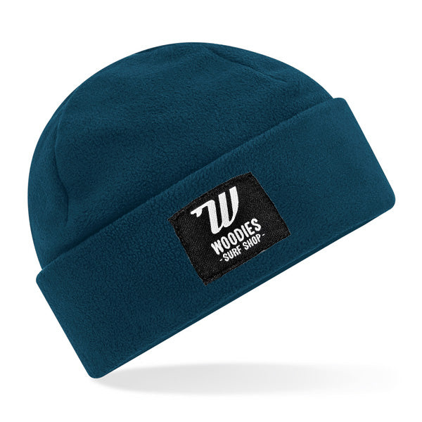 Woodies Fleece Beanie - Petrol