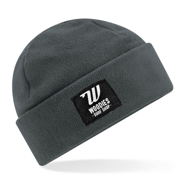 Woodies Fleece Beanie - Steel Grey