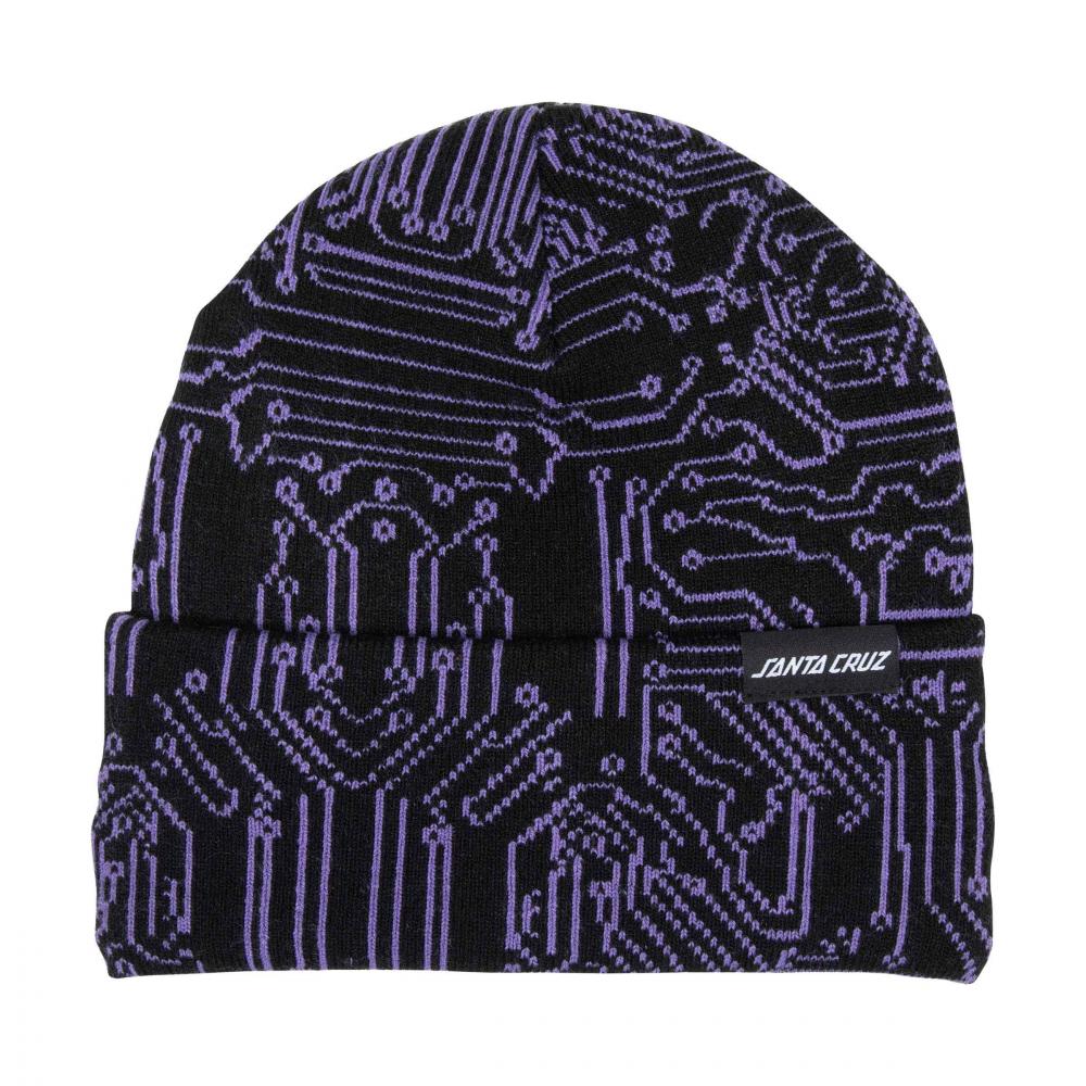 Santa Cruz Beanie Circuit Beanie Black O/S ADULT