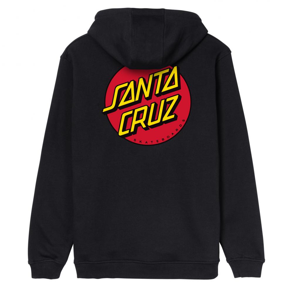 Santa Cruz Classic Dot  Hood - Black