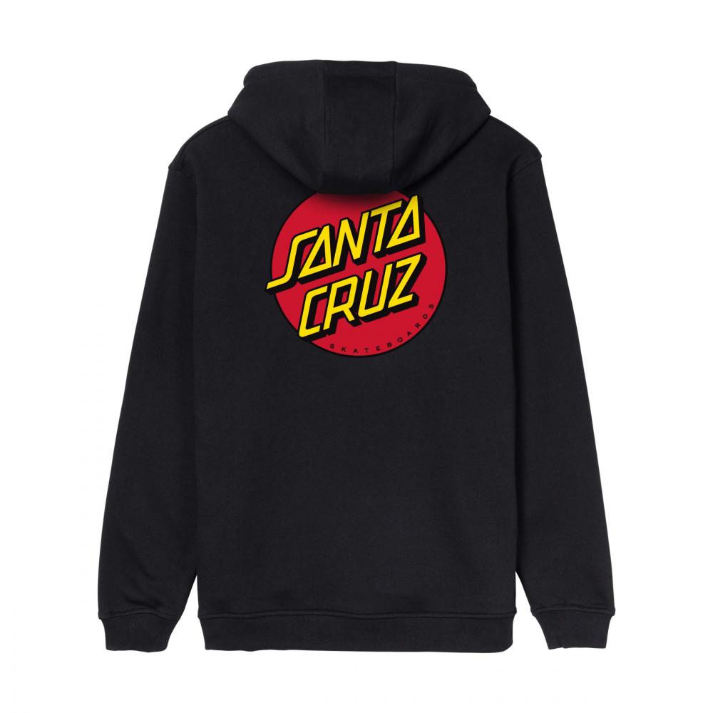 Santa Cruz Classic Dot  Hood - Black