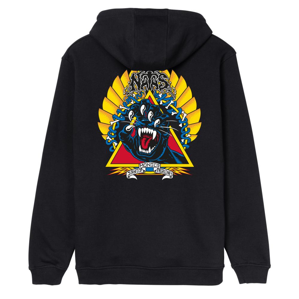 Santa Cruz Natas Screaming Panther Hoody - Black