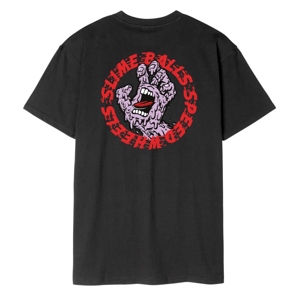 Santa Cruz Slimeballs SB Hand T-Shirt - Black