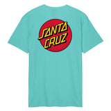 Santa Cruz Classic Dot T-Shirt - Pool Blue