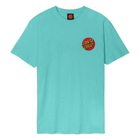 Santa Cruz Classic Dot T-Shirt - Pool Blue