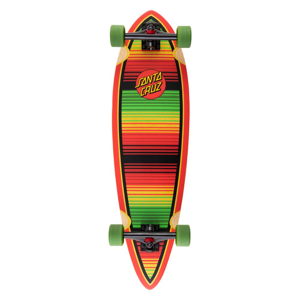 Santa Cruz Complete Serape Dot Pintail Longboard Multi 33 IN
