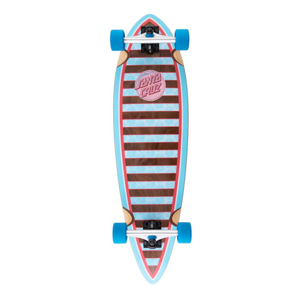 Santa Cruz Complete Decoder Longboard Wave Pintail Multi 33 IN