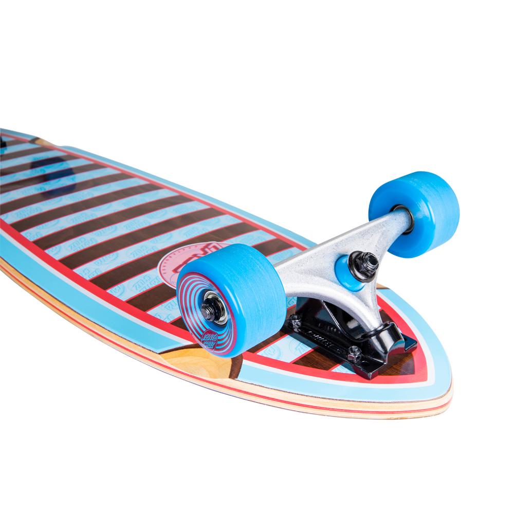 Santa Cruz Complete Decoder Longboard Wave Pintail Multi 33 IN