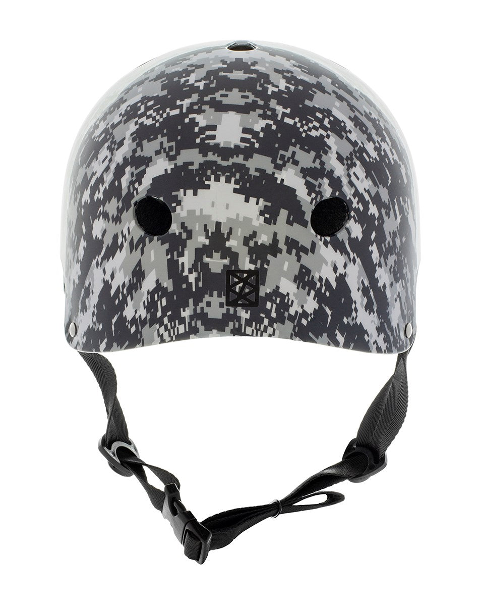 Slamm Logo Helmet - Grey/Camo