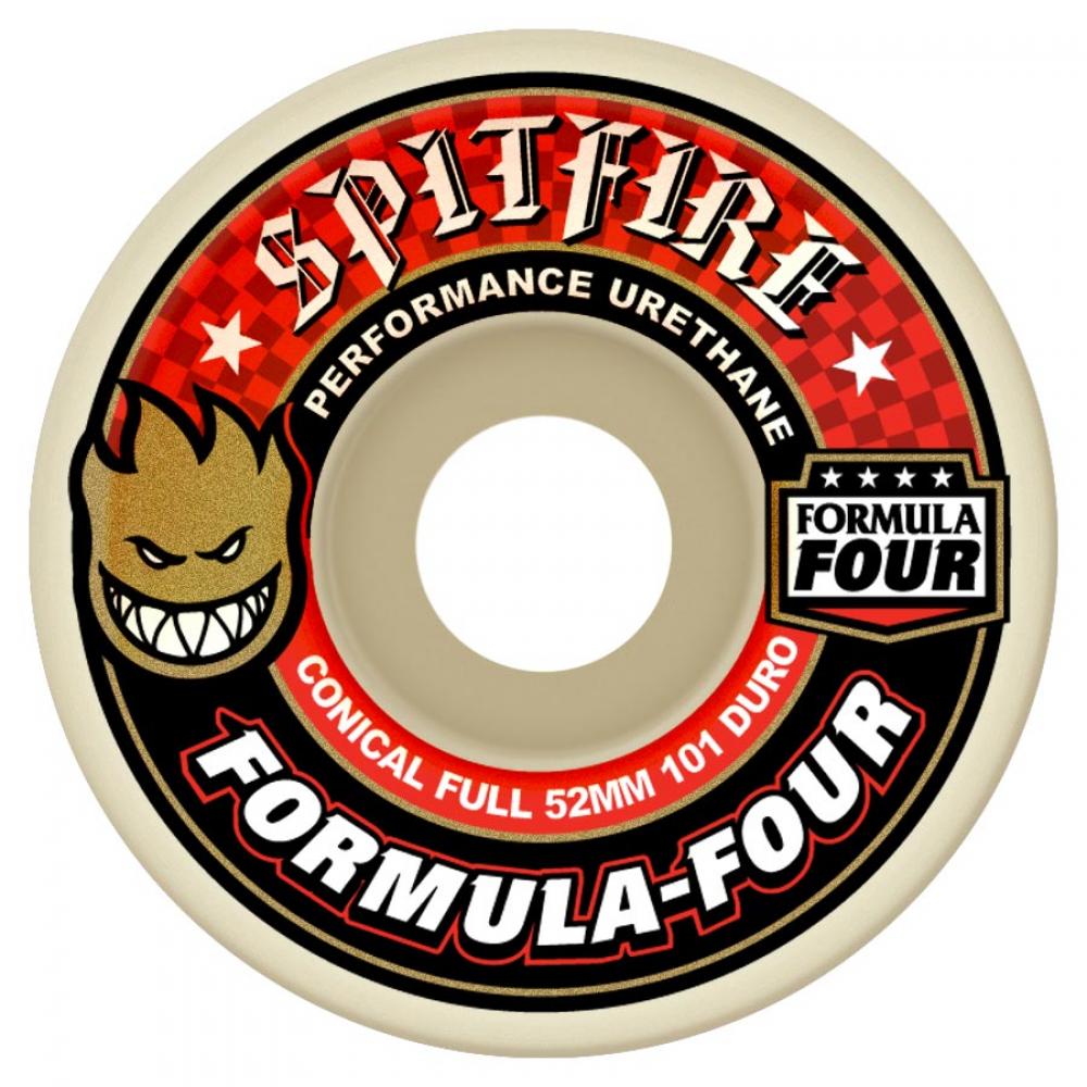 Spitfire - Formula Four Conical Wheels 101A - White/Red