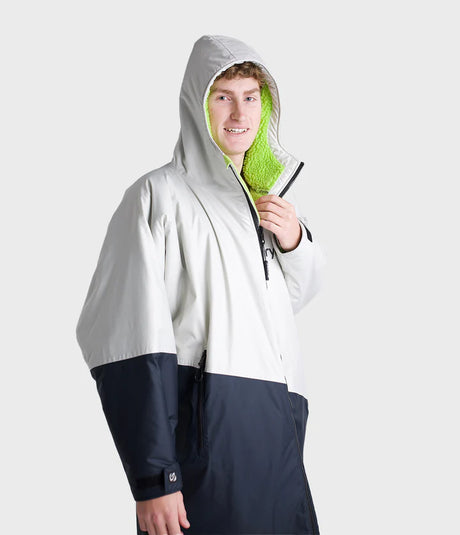Dryrobe Advance - Long Sleeve - Contrast - Anthracite/Lime
