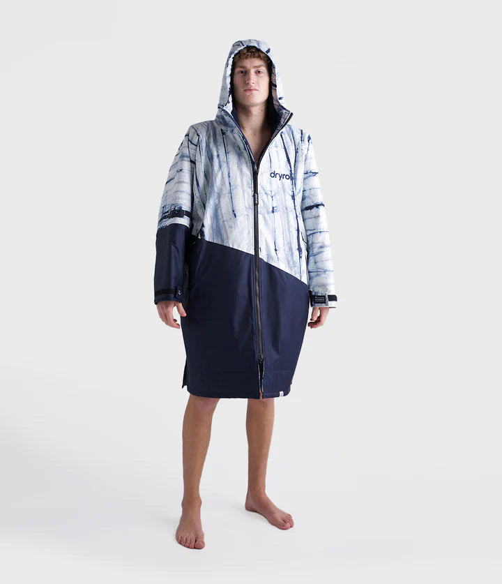 Dryrobe Advance - Long Sleeve - Contrast - Batik/Blue