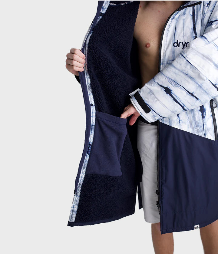 Dryrobe Advance - Long Sleeve - Contrast - Batik/Blue