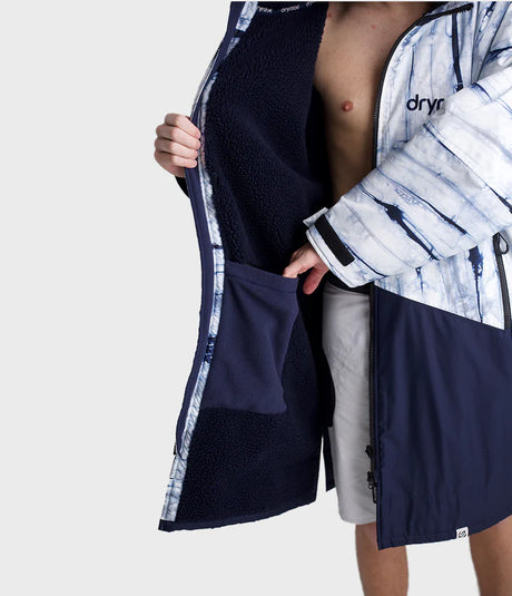 Dryrobe Advance - Long Sleeve - Contrast - Batik/Blue