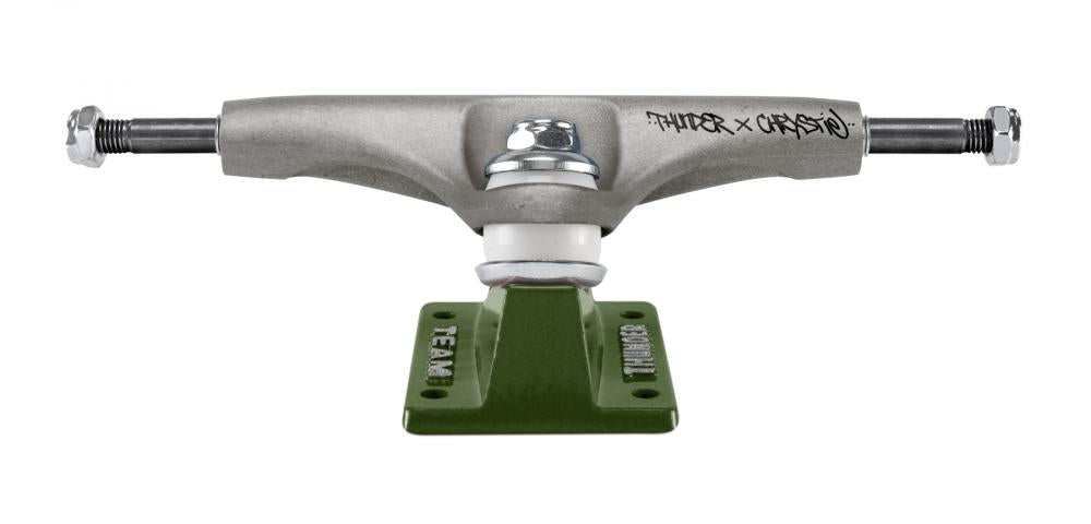 Thunder 148 Trucks X Crystie NYC Team - Raw/Green