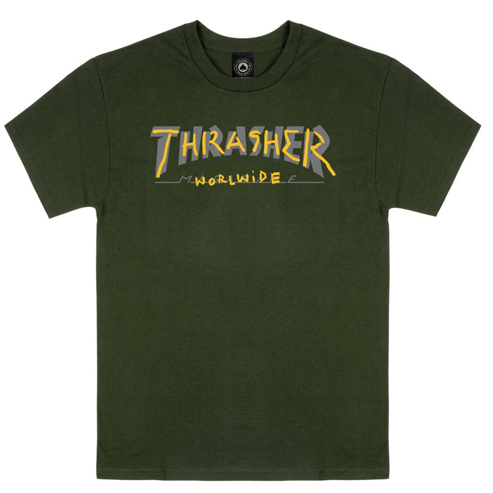 Thrasher Trademark T-Shirt - Forest Green