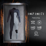 Xcel 5/4 mm Infiniti Ocena+ Chest Zip Wetsuit - Black 2026/27