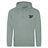 Woodies Hoody - Dusty Green - Tiles Logo