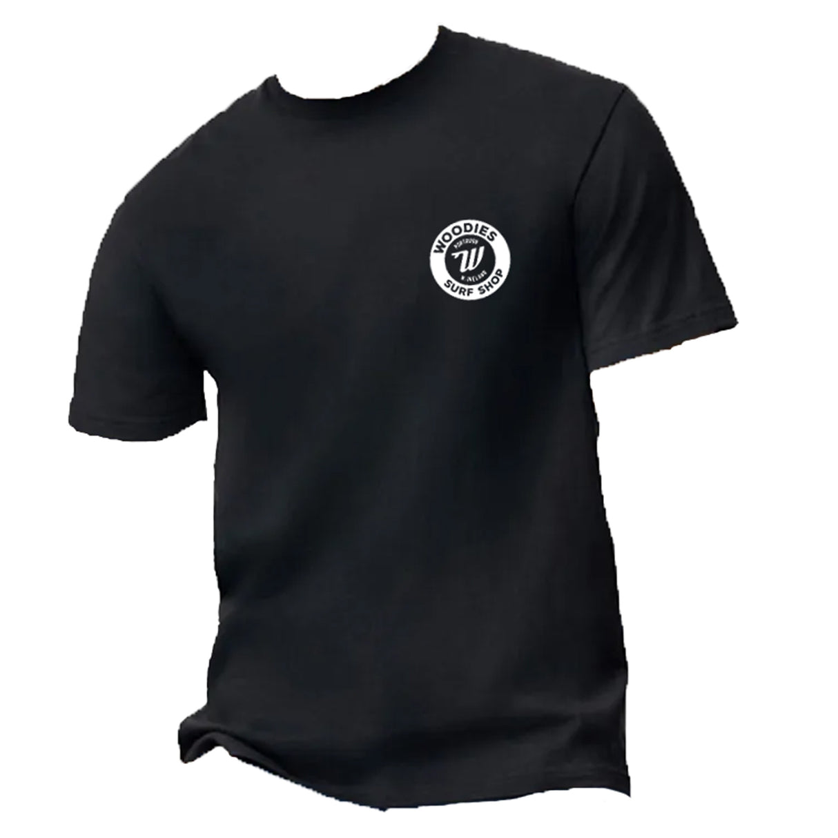 Woodies Tiles Logo Tee - Black