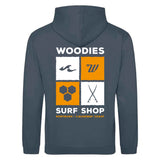 Woodies Hoody - Airforce Blue - Tiles Logo